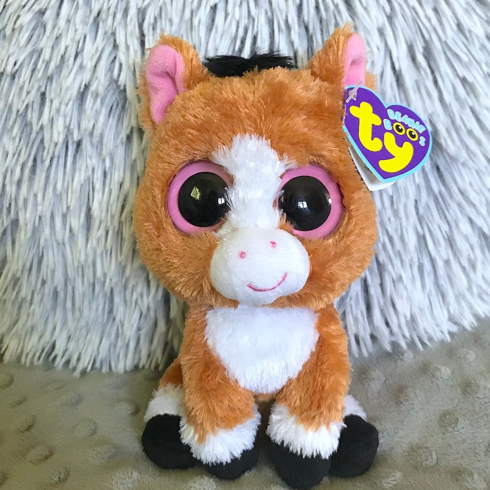 TY Beanie Boos RARE & RETIRED 6" Horse: Dakota
